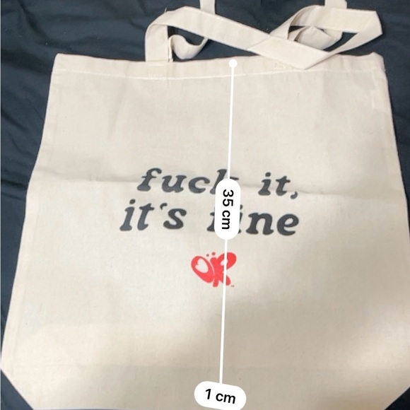 Olivia Rodrigo exclusive Guts tour tote bag from the Toronto guts gallery - Picture 3 of 4